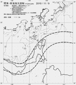 一都三県漁海況速報、関東・東海海況速報(2010/11/09)