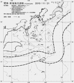 一都三県漁海況速報、関東・東海海況速報(2010/11/21)