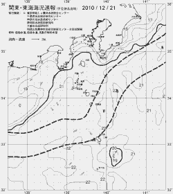 一都三県漁海況速報、関東・東海海況速報(2010/12/21)