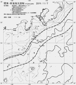 一都三県漁海況速報、関東・東海海況速報(2011/01/07)