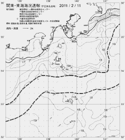 一都三県漁海況速報、関東・東海海況速報(2011/02/11)