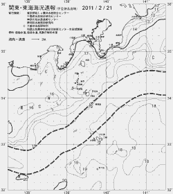 一都三県漁海況速報、関東・東海海況速報(2011/02/21)