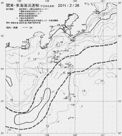 一都三県漁海況速報、関東・東海海況速報(2011/02/26)