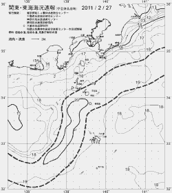 一都三県漁海況速報、関東・東海海況速報(2011/02/27)