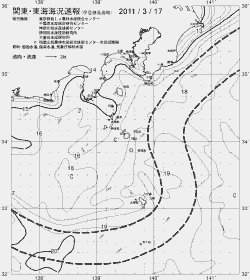 一都三県漁海況速報、関東・東海海況速報(2011/03/17)