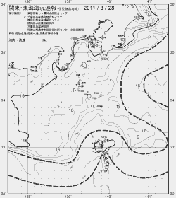 一都三県漁海況速報、関東・東海海況速報(2011/03/28)