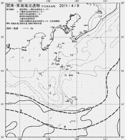 一都三県漁海況速報、関東・東海海況速報(2011/04/09)