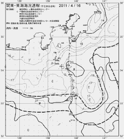 一都三県漁海況速報、関東・東海海況速報(2011/04/16)
