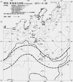 一都三県漁海況速報、関東・東海海況速報(2011/04/26)