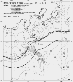 一都三県漁海況速報、関東・東海海況速報(2011/05/07)