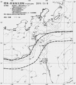 一都三県漁海況速報、関東・東海海況速報(2011/05/08)