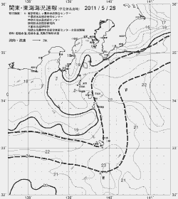 一都三県漁海況速報、関東・東海海況速報(2011/05/28)