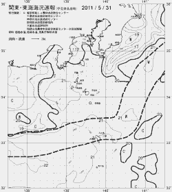 一都三県漁海況速報、関東・東海海況速報(2011/05/31)