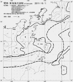 一都三県漁海況速報、関東・東海海況速報(2011/06/01)