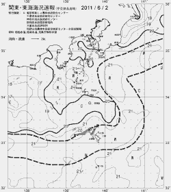 一都三県漁海況速報、関東・東海海況速報(2011/06/02)