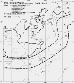一都三県漁海況速報、関東・東海海況速報(2011/06/04)