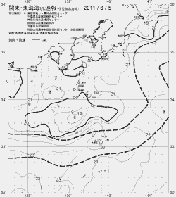 一都三県漁海況速報、関東・東海海況速報(2011/06/05)