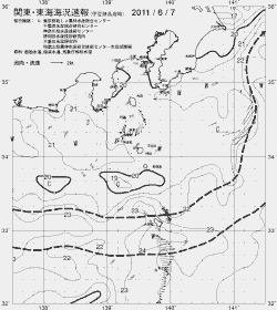 一都三県漁海況速報、関東・東海海況速報(2011/06/07)