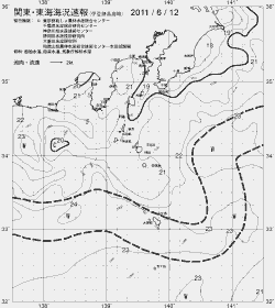 一都三県漁海況速報、関東・東海海況速報(2011/06/12)