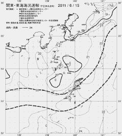 一都三県漁海況速報、関東・東海海況速報(2011/06/15)