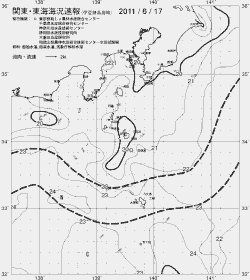 一都三県漁海況速報、関東・東海海況速報(2011/06/17)