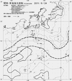 一都三県漁海況速報、関東・東海海況速報(2011/06/24)