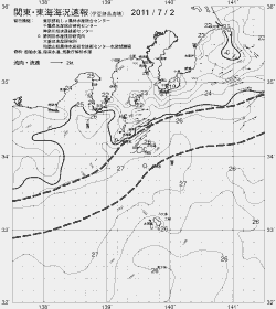 一都三県漁海況速報、関東・東海海況速報(2011/07/02)