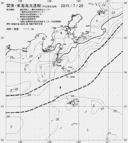 一都三県漁海況速報、関東・東海海況速報(2011/07/20)