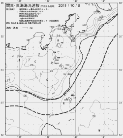 一都三県漁海況速報、関東・東海海況速報(2011/10/06)