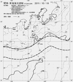 一都三県漁海況速報、関東・東海海況速報(2011/10/19)