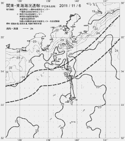 一都三県漁海況速報、関東・東海海況速報(2011/11/06)