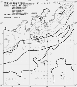 一都三県漁海況速報、関東・東海海況速報(2011/11/07)