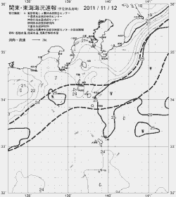 一都三県漁海況速報、関東・東海海況速報(2011/11/12)