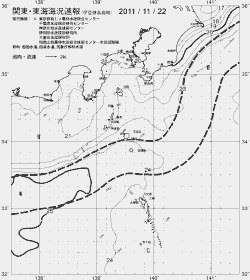 一都三県漁海況速報、関東・東海海況速報(2011/11/22)
