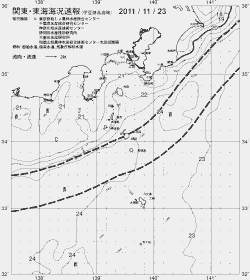 一都三県漁海況速報、関東・東海海況速報(2011/11/23)