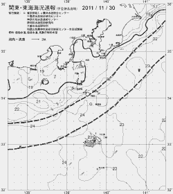 一都三県漁海況速報、関東・東海海況速報(2011/11/30)