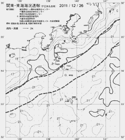 一都三県漁海況速報、関東・東海海況速報(2011/12/26)