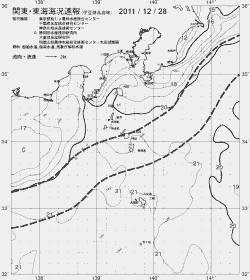 一都三県漁海況速報、関東・東海海況速報(2011/12/28)