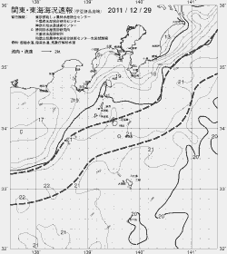 一都三県漁海況速報、関東・東海海況速報(2011/12/29)