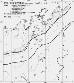一都三県漁海況速報、関東・東海海況速報(2012/01/06)