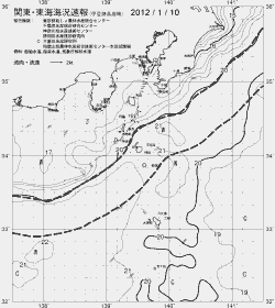 一都三県漁海況速報、関東・東海海況速報(2012/01/10)