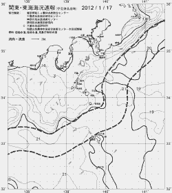 一都三県漁海況速報、関東・東海海況速報(2012/01/17)