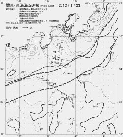 一都三県漁海況速報、関東・東海海況速報(2012/01/23)
