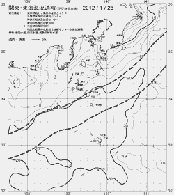一都三県漁海況速報、関東・東海海況速報(2012/01/28)