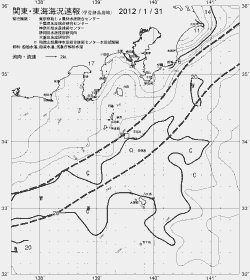 一都三県漁海況速報、関東・東海海況速報(2012/01/31)