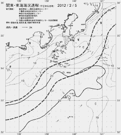 一都三県漁海況速報、関東・東海海況速報(2012/02/05)