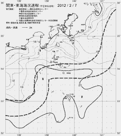 一都三県漁海況速報、関東・東海海況速報(2012/02/07)