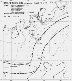 一都三県漁海況速報、関東・東海海況速報(2012/02/20)