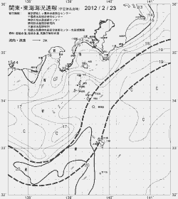 一都三県漁海況速報、関東・東海海況速報(2012/02/23)