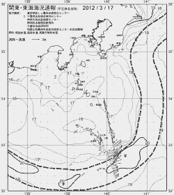 一都三県漁海況速報、関東・東海海況速報(2012/03/17)